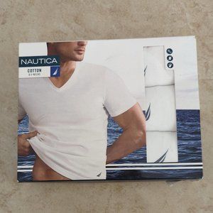 Nautica Cotton V-necks NWT